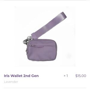 Iris & Rainbow wallet
